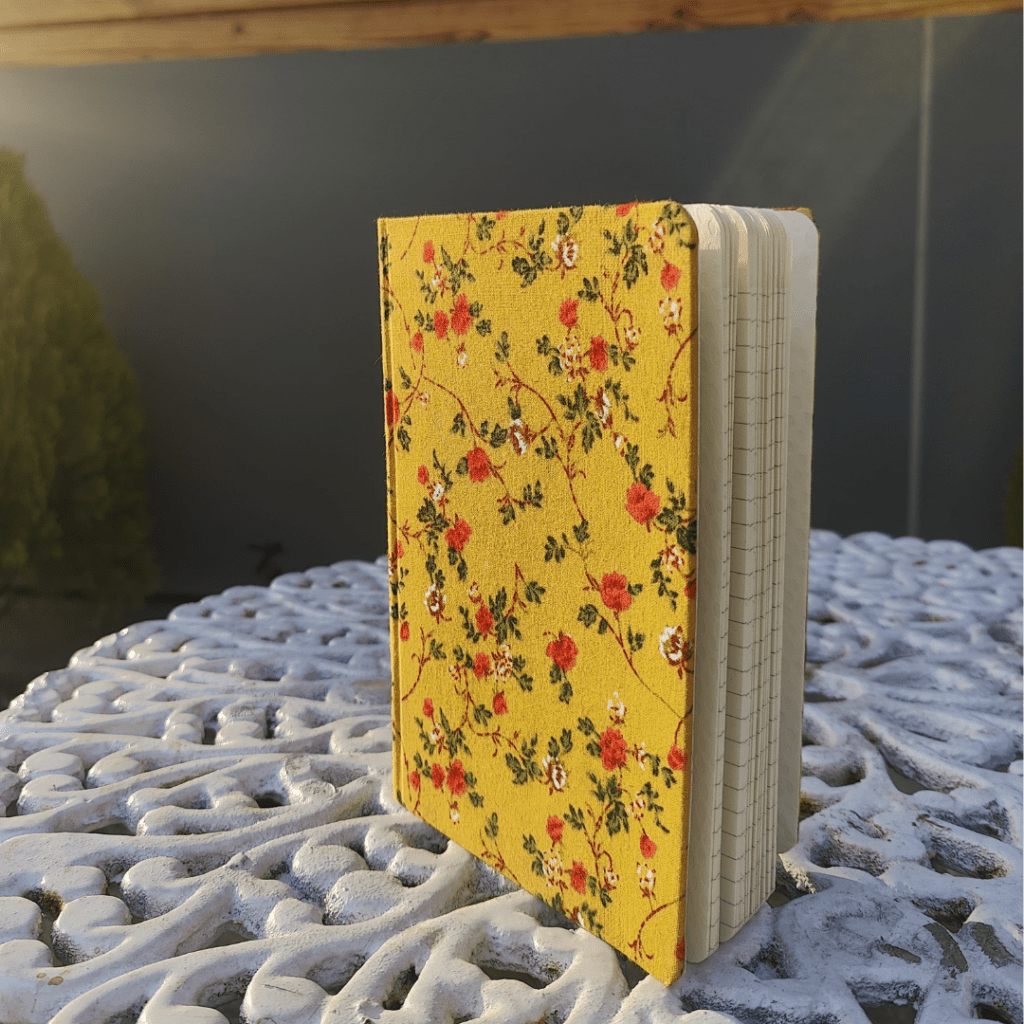 yellow Floral Diary 3