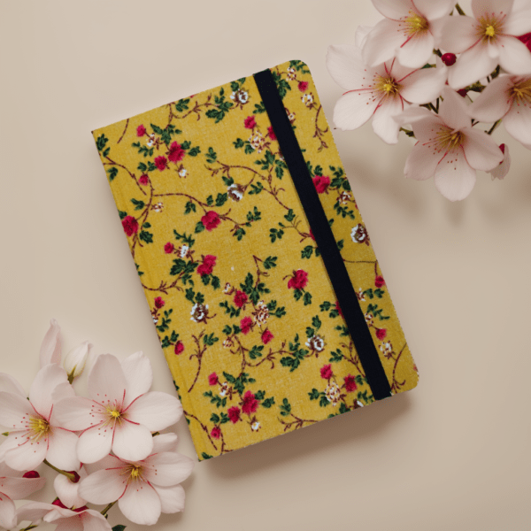 yellow Floral Diary 2