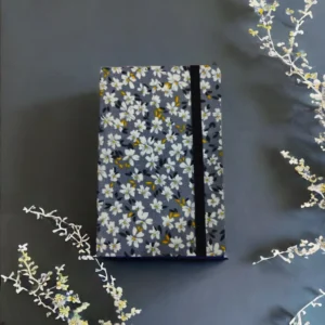 Grey floral diary