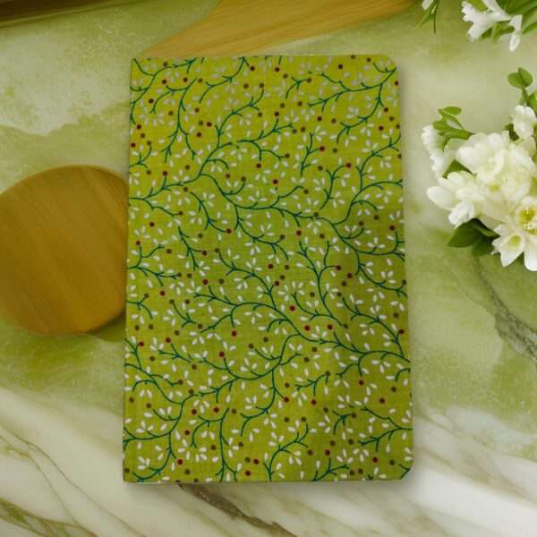 Green Floral Diary