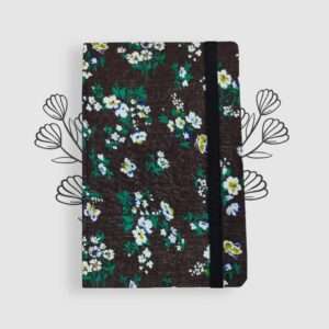 Brown Floral Diary 1