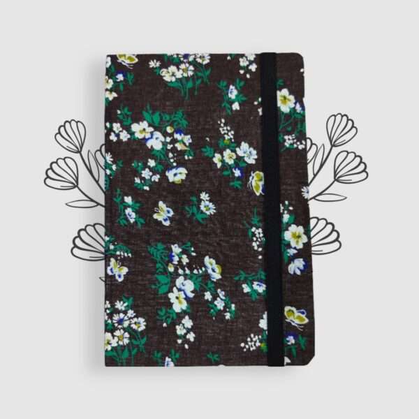 Brown Floral Diary 1