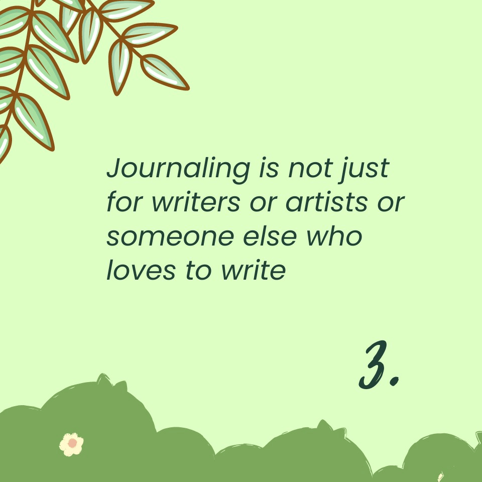 Journaling is not just for writers or artist