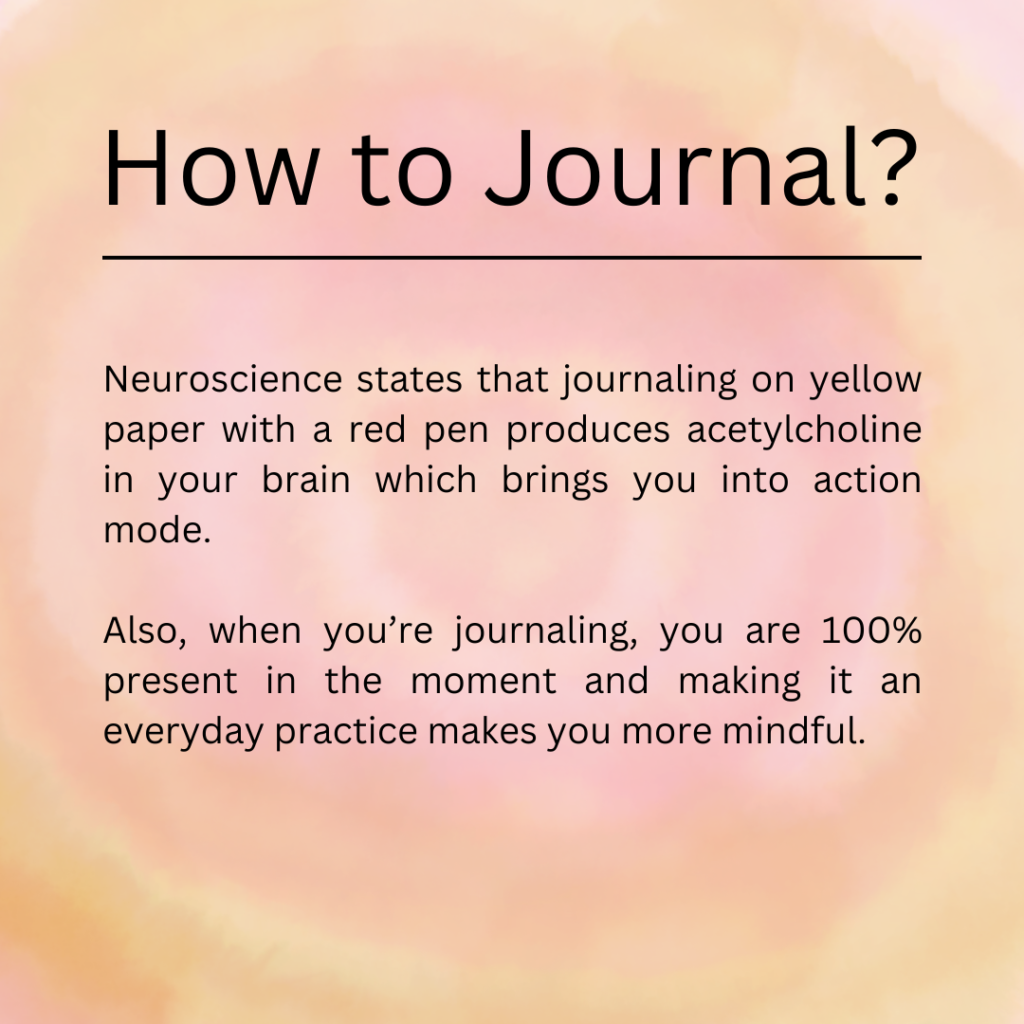 how to journal