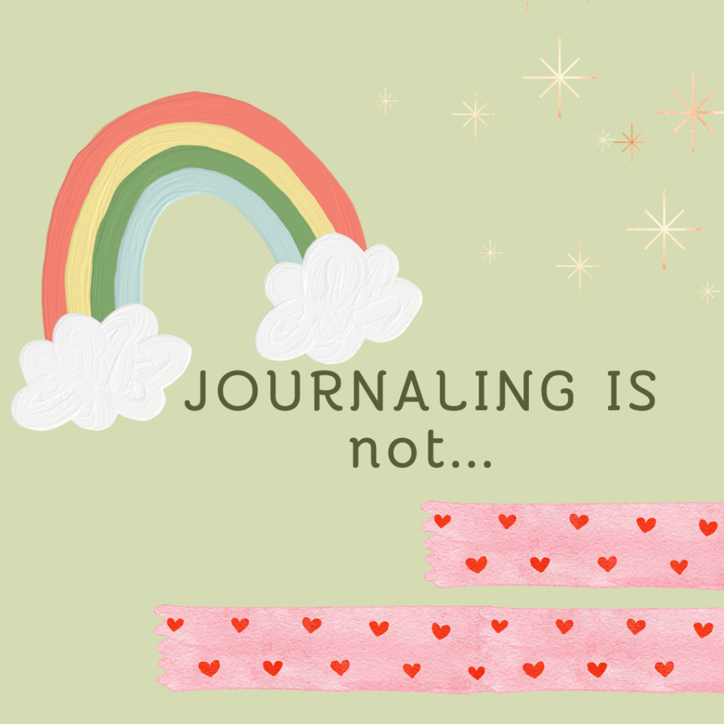 Journaling is not