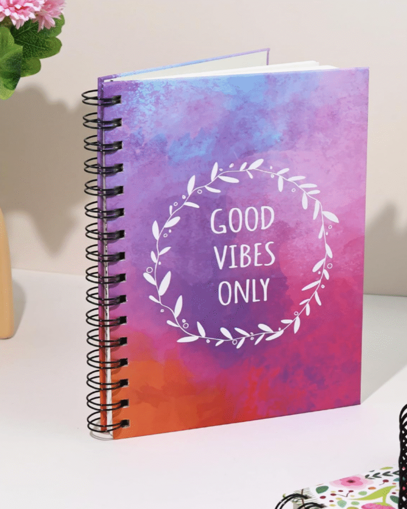 Good vibes Spiral Diary