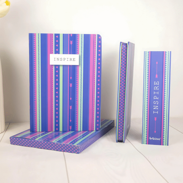 Premium Side- Printed Blue inspire Diary