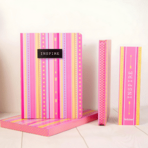 Premium Side-Printed Pink Inspire Diary