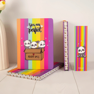 Premium Side-Printed Panda Diary