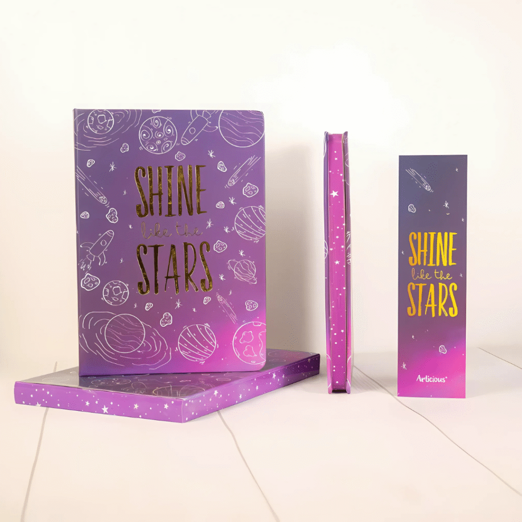 Premium Side-Printed Shine stars Diary