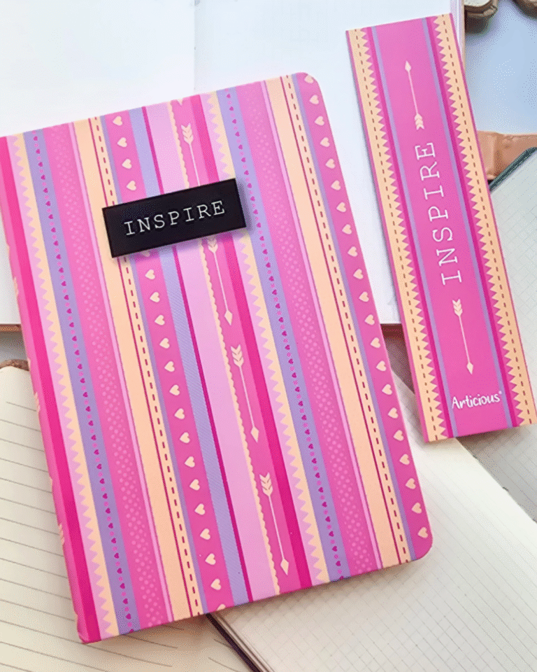 Premium Side-Printed Pink Inspire Diary