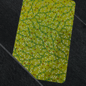 Green Floral diary
