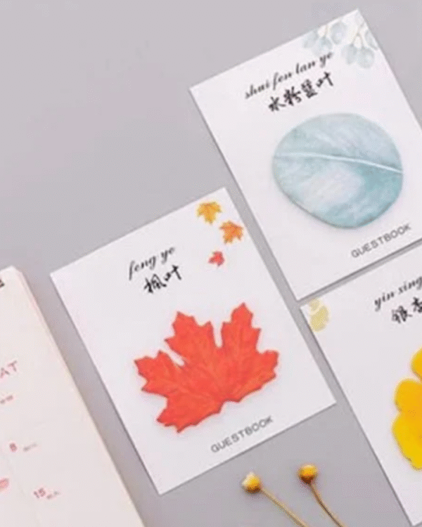 Cute Sakura Leaf Sticky Notes
