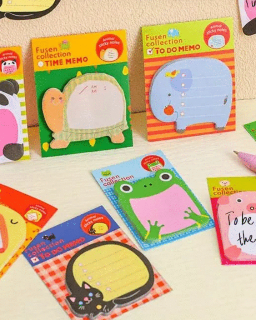 Cute Animal Sticky Notes