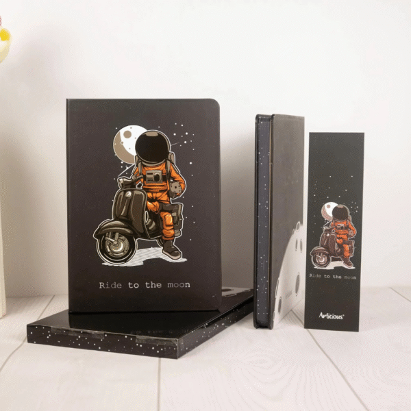 Premium Side-Printed Moon ride Diary