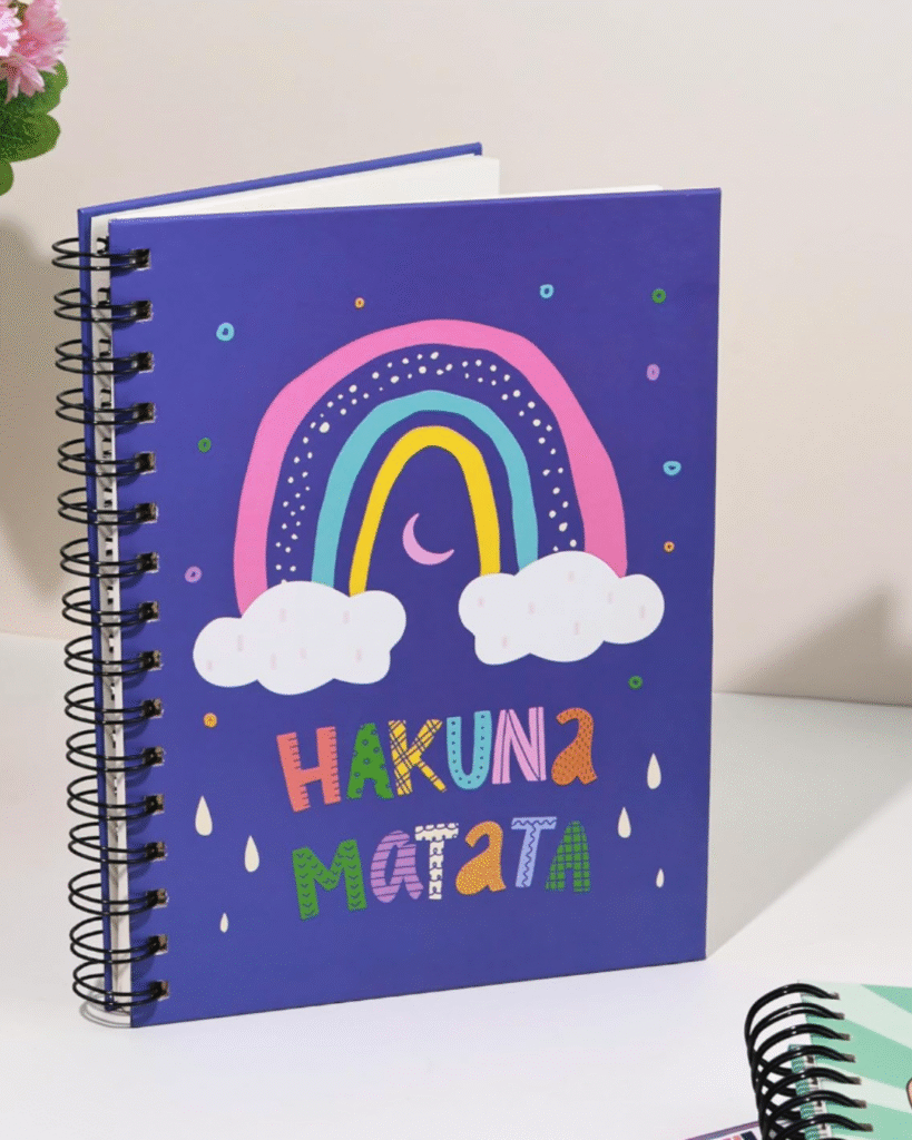Hakuna Matata Spiral Diary