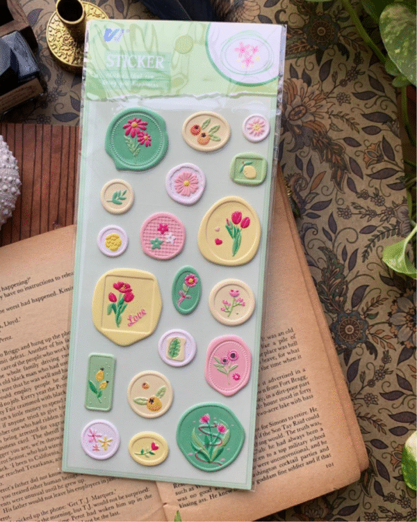 wax themed stickers 3