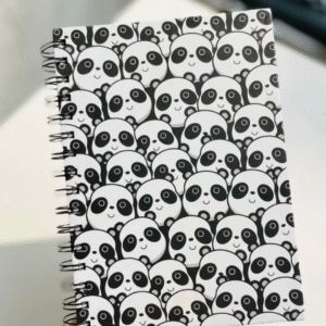 Panda Spiral diary (BW)