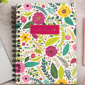 Floral Spiral Notebook
