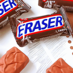 chocolate bar earser