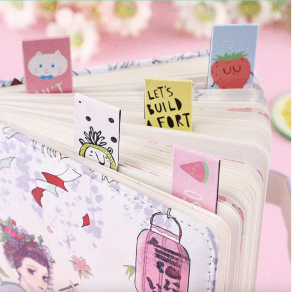 Cute Magnetic Cartoon Bookmarks Set 3