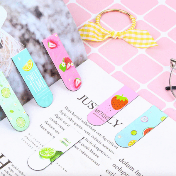 Cute Magnetic Cartoon Bookmarks Set 2