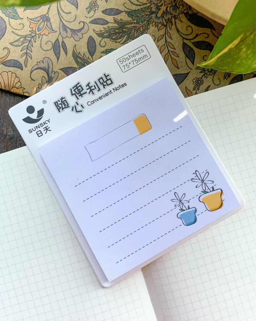Plant memo pad