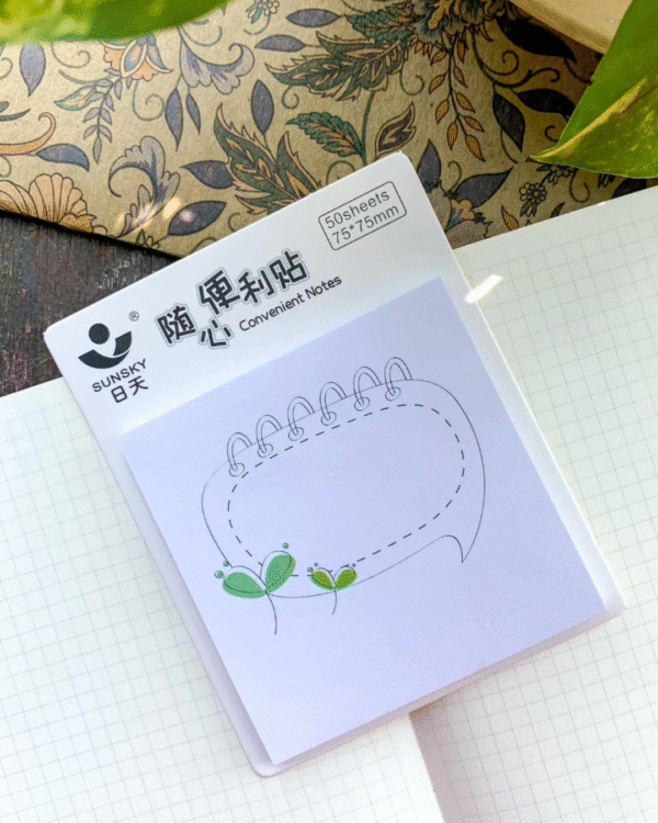 Green Leaf Memo Pad