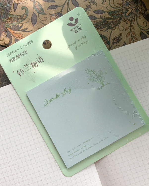 Green Memo Pad