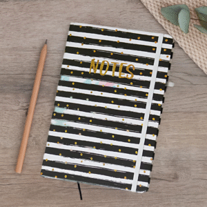 Black white Lines diary