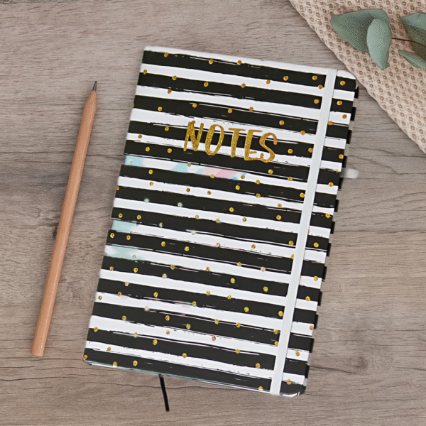 Black white Lines diary