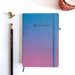 Blue Pink Rainbow diary