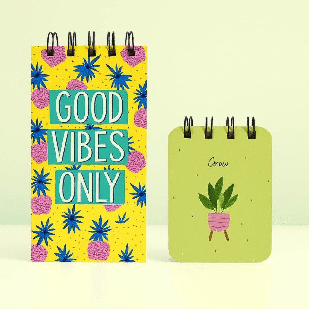 To Do List & Pocket Diary Combo (Good Vibes Only Grow)