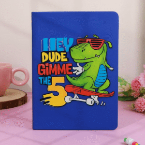 Premium Side-Printed Dino Diary