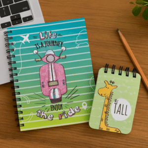Life is a Journey & Mr. Tall Notebooks Combo (Set of 2)