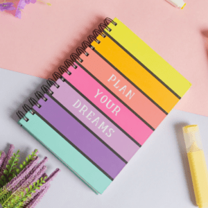 Plan your dreams Spiral Notebook