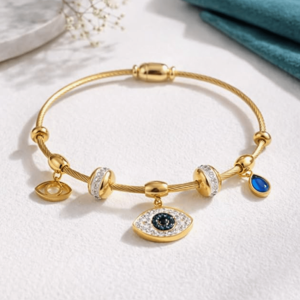 Lucky Evil Eye Charm Bracelet