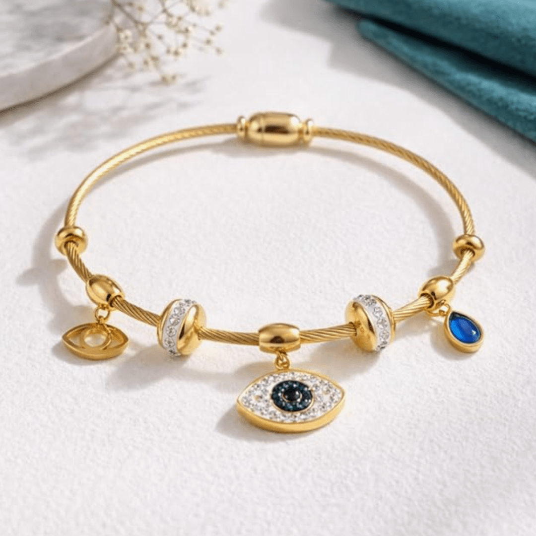 Lucky Evil Eye Charm Bracelet