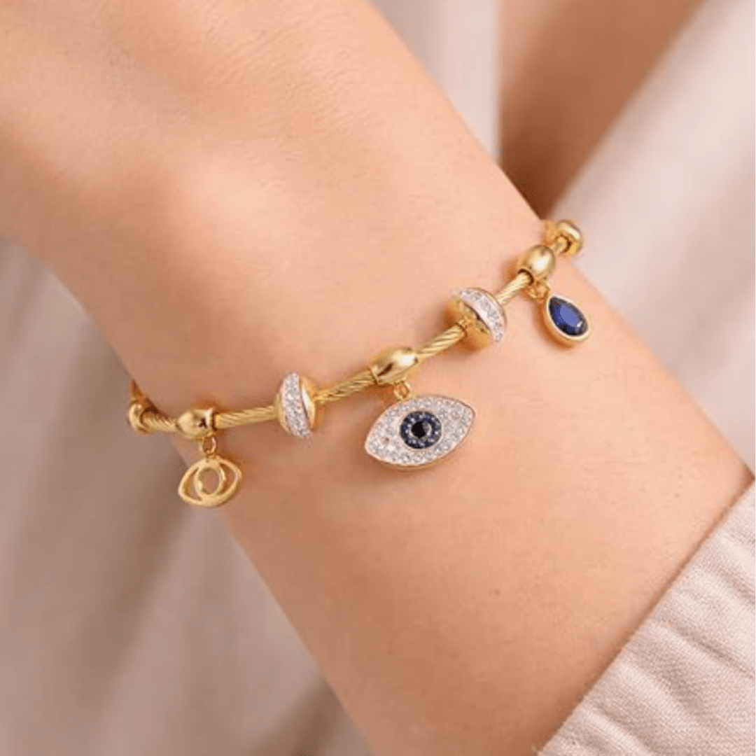 Lucky Evil Eye Charm Bracelet 1