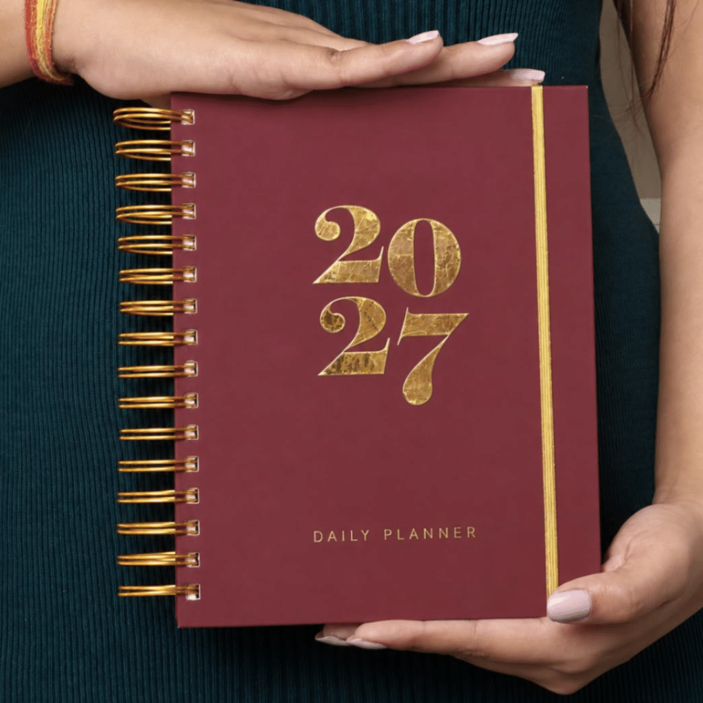 Red Annual Planner